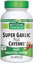 Βοτανική επιλογή Super σκόρδο Plus Cayenne, 60 κάψουλες