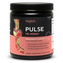 LEGION Pulse Pre Workout - All Natural Nitrik Oksit Preworkout Drink to Boost Energy, Kretine Free, Natural Sweetized, Beta Alanine, Citrulline, Alpha GPC (Strawberry Margarita)