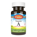 Carlson - Βιταμίνη Α, 25000 IU (7500 mcg RAE), Όραμα & Δέρμα Υγεία, Ανοσολογική λειτουργία, 100 μαλακά τζελ