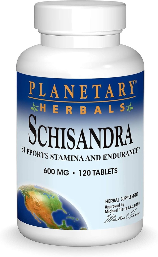 Gezegensel Herbals Schisandra Tabletleri, 600 mg, 120 Kont