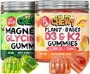 Μαγνήσιο + D3K2 Gummies Bundle – 2 μπουκάλια (60 έκαστο) – Μήλο Kiwi & Ροδάκινο Mango