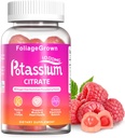 Συμπλήρωμα καλίου Gummies 1000mg - Συμπλήρωμα καλίου για τα πόδια Cramps, τους μυς & την καρδιά Υγεία - 1 μήνα συμπλήρωμα (60 Count)