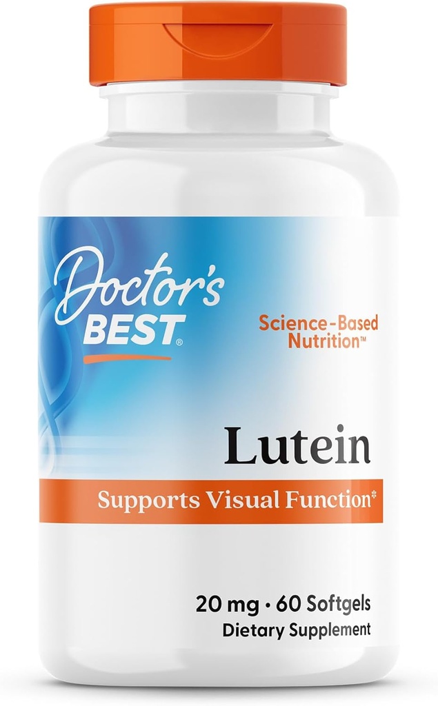 Doktor'un Gluten Free, Vision Support ile en iyi Lutein, 60 Softgels