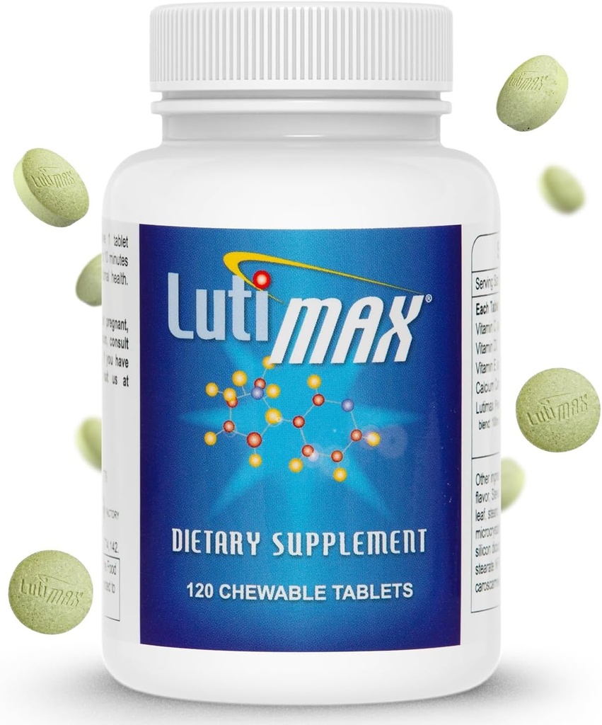 Lutimax Luteolin Kompleks w/Rutin - Immune Support Brain Supplements - Bioflavonoyaks w/Vitamin C, D & E for Joint, Muscle, & Dietary Issues - Antioksis Supplement w/Immune Support - 120 Tablet