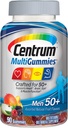 Centrum MultiGummies Gummy Multivitamin For Women 50 Plus, Vitamin D3, B6 And B12, Multivitamin/Multimineral Supplement - 90 Count
