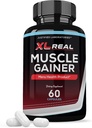 XL Real Muscle Gainer Advanced Men's Heath Formula 60 Κάψουλες