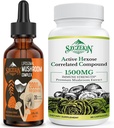 Aktif Hexose Corlev bileşikler 1500 mg Supplement 90 Capsules Sche with 2000 mg Liposomal Mushroom Kompleksi 30 Servisler