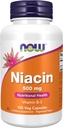 Şimdi Gıdalar Tamamlıyor, Niacin (Vitamin B-3) 500 mg, Essential B-grup Vitamini*, Beslenme Sağlığı, 100 Capsules