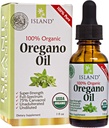 Oregano Oil Organic Liquid Drops -% 100 Pure & Undiled - USDA-Cerhid Organik (1 oz)% 75 Carvacrol - İspanya'da büyüme - Oregano'nun Petrolünü Destekleyin.