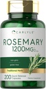 Carlyle Rosemary Capsules | 1200 mg | 200 Count | Non-GMO & Gluten Free Extract