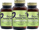 SUNBIOTICS Tummy Tabs - Chewable Probiyotik ve Prebiyotik Tabletler 4 Probiyotik Strains for Good Gut Flora, Immune System, & Balanced Microbiome - Vanilla, (Pack of 3)