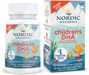 Nordic Naturals Children's DHA, Strawberry - 120 Mini Chewable Soft Gels for Kids - 250 mg Omega-3 with EPA & DHA - Brain Development & Function - Non-GMO - 30 hizmet