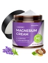 Doğal Topical Magnezyum Cream for Sleep,Nighttime Magnezyum Lotion for Pain and Leg Cramps,Muscle Relaxation,Calm, Deep Hydration for Skin Care.(Lavender)