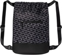 Flex Cinch Gym Bag for Women with Graphics Designs | Dayanıklı Gym Cinch Çanta | Gym Bag, Traveling, and Overnights | Black/White - Be yourself