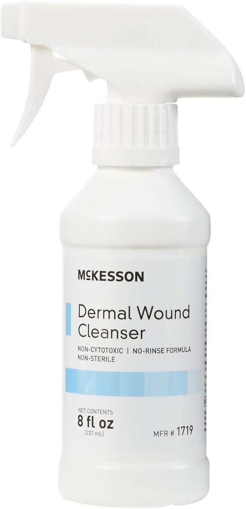McKesson Dermal Yara Bakım Temizser Kombine, 8 oz [1 Kont] İlk Yardım Azınlıklar İçin Çözüm, Cuts, Burns, Yararlar, Sores