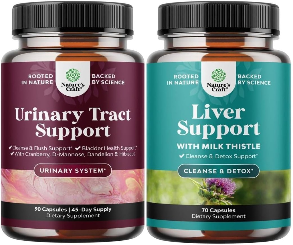 Cranberry Juice Toz & Dandelion ile D Mannose Capsules for Urinary Tract Health and Liver Support Milk Thistle Supplements with Dandelion Root, Choline, Beetroot & Artichoke Extract