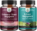 Cranberry Juice Toz & Dandelion ile D Mannose Capsules for Urinary Tract Health and Liver Support Milk Thistle Supplements with Dandelion Root, Choline, Beetroot & Artichoke Extract