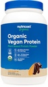 Nutricost Organic Vegan Protein Chocolate Peanut Butter (2 LB) - Gluten-Free, GMO-Free