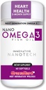 Nano Omega 3 Supplement for Women and Men – Fish Oil Softgels with Nanotechnology – High Potency EPA DHA Capsules – No Aftertaste – Easy to Swallow – 60 Count Bottle