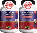 GlucoGoes κάτω Ultra συμπλήρωμα διατροφής, 120 κάψουλες, μέγιστη δύναμη, υποστηρίζει υγιή επίπεδα ζάχαρης αίματος, βελτιστοποιεί τη συνολική υγεία - πακέτο των 2