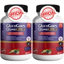 GlucoGoes κάτω Ultra συμπλήρωμα διατροφής, 120 κάψουλες, μέγιστη δύναμη, υποστηρίζει υγιή επίπεδα ζάχαρης αίματος, βελτιστοποιεί τη συνολική υγεία - πακέτο των 2