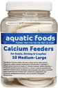 Aquatic Foods Inc.uba Dolce Medium-Large Shells. Shrimp, Snails, Crabs, Crayfish, Hermit Crabs ve All Tropikal Fish için Ekstra Shells...10 Jar Count