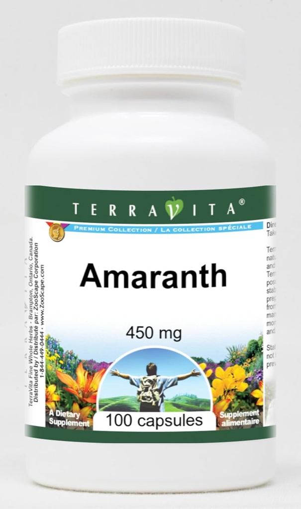 Αμαράνθη - 450 mg (100 κάψουλες, ΖΙΝ: 518931)