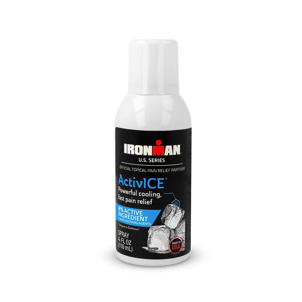 Curad IRONMAN ActivICE Soğutma spreyi, Arthritis, Joint, Muscle, Back & Body Aches & Pain, 4 oz (1 sayı)