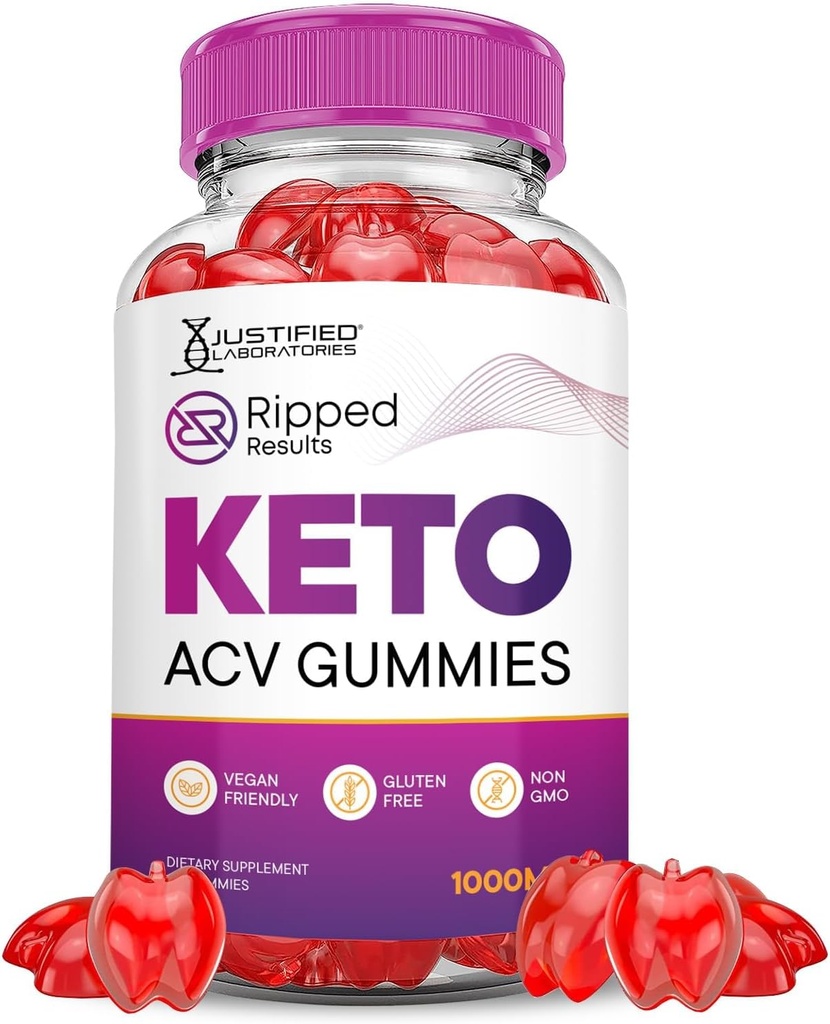 Sadece Edilen Laboratuvarlar Ri ACV Gummies Gelişmiş Formula 1000MG Ripped Sonuçlar Keto Gummies Apple Cider Vinegar Formula 15 GMO 60 Gummys