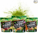 Opportuniteas Matcha Detox Τσάι σε σκόνη - οργανική κουρκουμά Matcha Πράσινο Τσάι, Νεφρική Αποτοξίνωση, και οργανικό συκώτι Detox Bundle