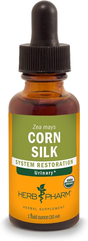 Herbm Pharm, Urinary System Support için Organik Corn Silk Liquid Ekstraksiyonunu Onayladı - 4 Ounce