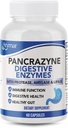 Arymar Pancrazyne Probiotics, Digestive Ένζυμα με αμυλάση, Πρωτάση, Λιπάση & Lactobacillus, Gut Health & Digestive Υποστήριξη συμπλήρωμα, 60 κάψουλες