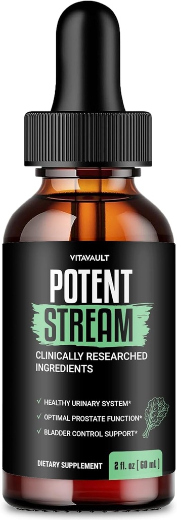 Potent Stream Drops Prostate Supplements for Men PotentStream Prostate Health Supplements for Men Potent Stream Drops - Shilajit and MCT Oil, PotentStream Drops Yorumlar (1 Pack)