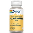 SOLARAY Manganese Supplement 50 mg - Essential Trace Minerals - Advanced Trace Mineral Supplements for Bone Strength and Bone Health Support - Lab Επαληθευμένο, 60-Day Εγγύηση, 100 Υπηρεσίες, 100 VegCaps