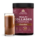 Antik Beslenme Hidrolyzed Collagen, Toz Probiyotiks, Chocolate Multi Collagen Protein for Women and Men with Vitamin C, 40 Hizmet, Destekler Skin ve Nails, Gut Health, 16.65oz