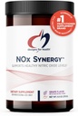 Designs for Health NOx Synergy - Drink Mix Powder to Support Healthy Nitric Oxide Levels - L-αργινίνη, Creatine, L-Citrulline + More - Προ προπόνηση - Grape Flavor (30 Services / 270g)