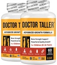 NuBest Doctor Taller - Οστική δύναμη Υποστηρίζει, Ενίσχυση ανοσοποιητικού συστήματος - Κέτο με ασβέστιο, βιταμίνη D3, βιταμίνη K2, Αμινοξέα & Βότανα για παιδιά (8+) 
