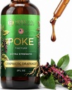 Poke Root Extract - Pure Lymphatic Drainage Drops - Immune Support Supplements & Detox Formula - Muscle Relaxer & Support for Athletes - Made in the USA - 2 oz