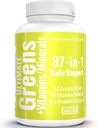 SHIZAM Superfood Super Greens Fruits & Vegetables Supplements | Super Green Fruit & Veggie | Fruit and Vegetable Supplement Powder & Capsules Alt | Organic Supergreens Super Foods Veggies