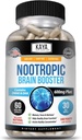 Kaya Naturals - Nootropic Brain Branson - Memory & Focus için - Beyin Desteği Tamam - Focus & Concentration & Learning Truth - Bilişsel Fonksiyonl - 60 Count Count