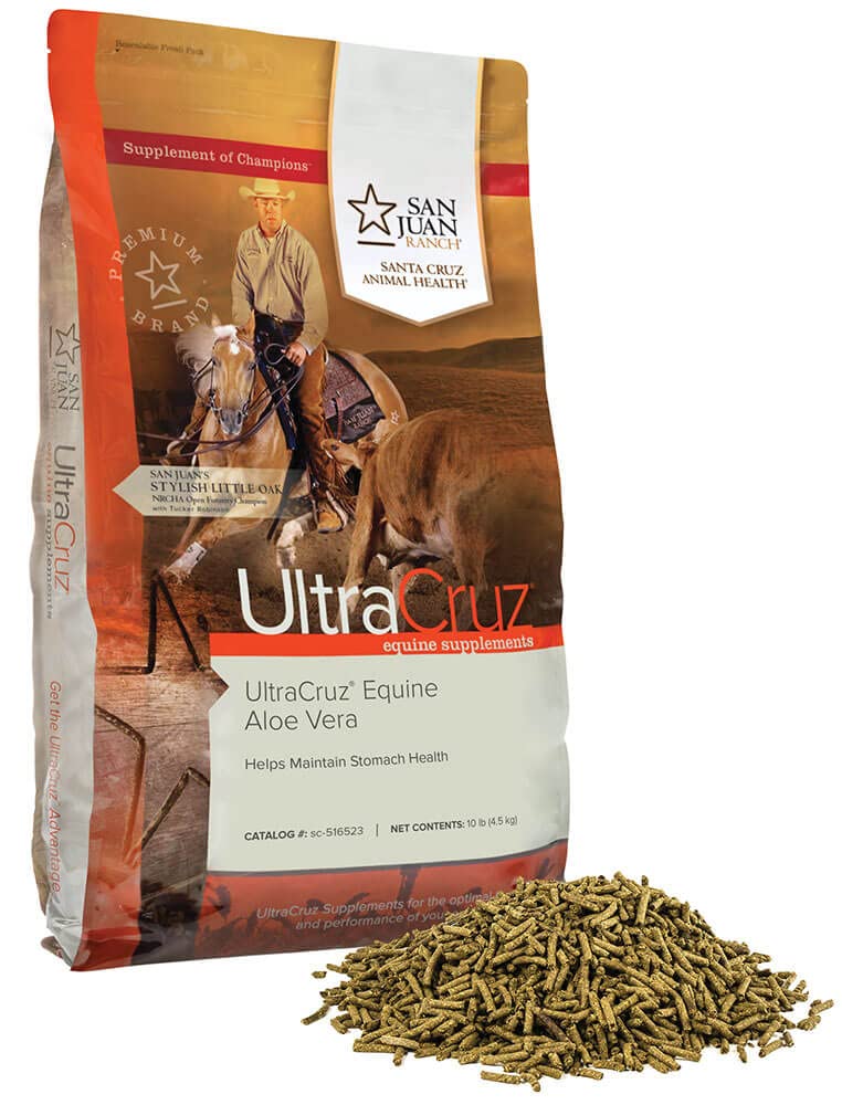 UltraCruz-sc-516523 Equine Aloe Vera Supplement for Horses, 10 lb, Ultrasonik (162 Day Supply)