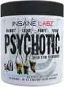 Insane Labz Psychotic SAW, High Stim Pre Workout Toz with OxyGold-TM and AMPiberry®,Extreme Lasting Energy with Teacrine®,Focus with CognitIQ® and Endurance (30 hizmetkar)