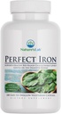 Nature's Lab Perfect Iron 25 mg Diyetary Supplement - Gentle Non-Constipating Formula - Sağlıklı Kırmızı Kan Hücreleri ve Enerji Seviyeleri - 180 Capsules (6 Ay Supply)