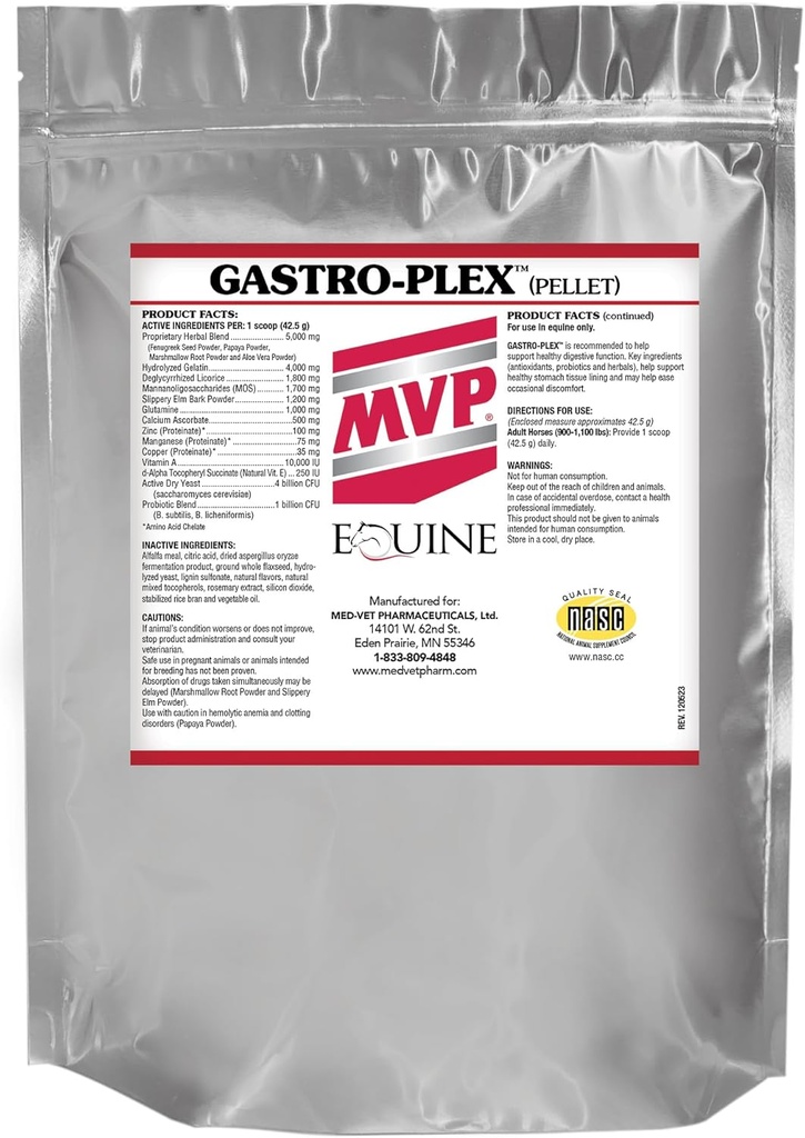 Gastro-Plex (3 lb) Gut Health ve Hindgut Digestion in Horses
