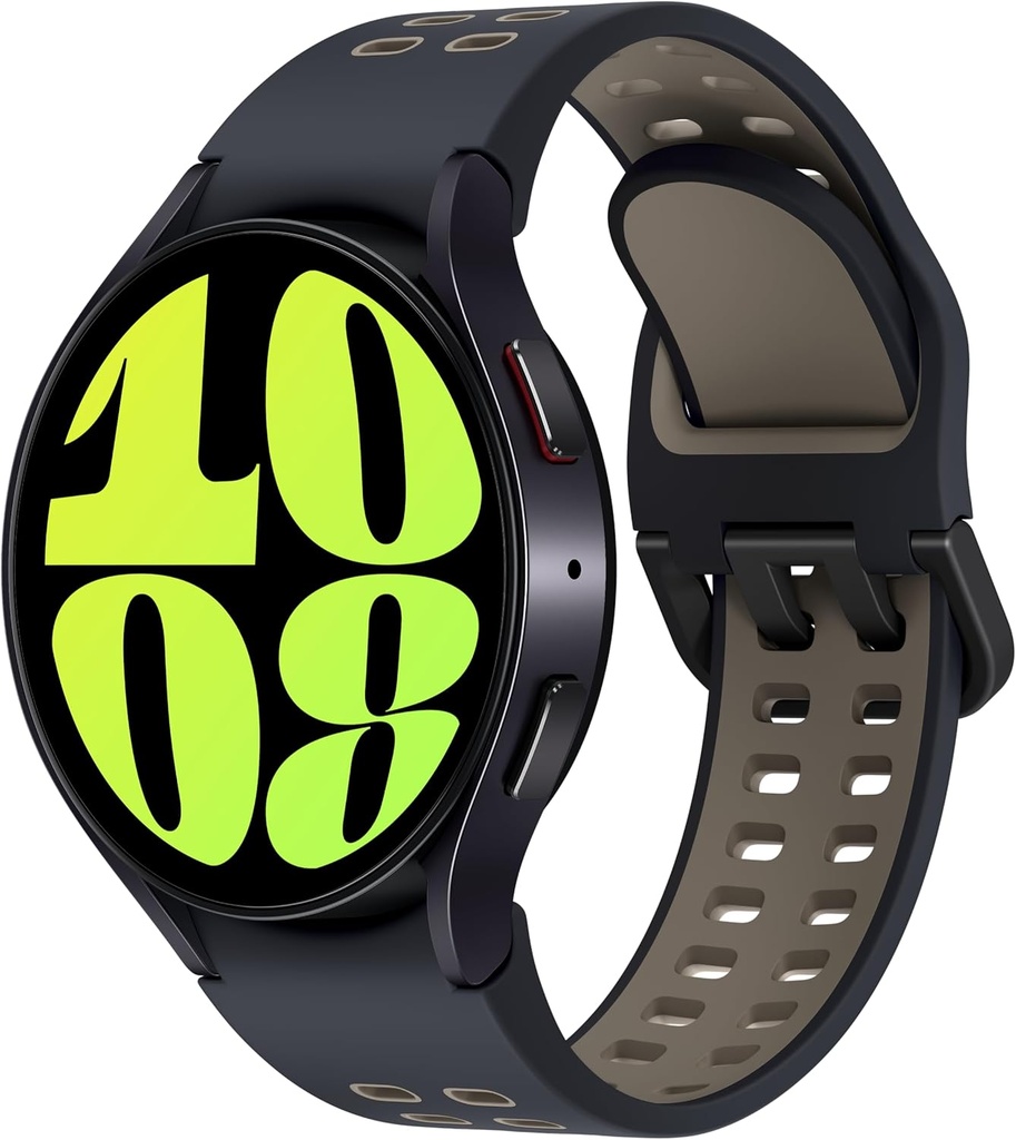 Samsung Galaxy Watch 6 Bespoke Edition 44mm Exclusive Bluetooth Smartwatch, Υγεία, Καταλληλότητα, Εντοπιστής ύπνου, Παρακολούθηση καρδιακών ρυθμών, Sapphire Crystal Glass, US Version Graphite Extreme Sport Band, Etoupe