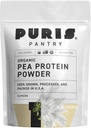 PURIS® Organic Pea Protein Toz, ABD'de% 100, 2 LB Unflavored, sertifikalı Organik, Vegan, Gluten Free, Dairy Free, Non GMO, Plant-Based Protein, Chem, BCAA (2 Pound)