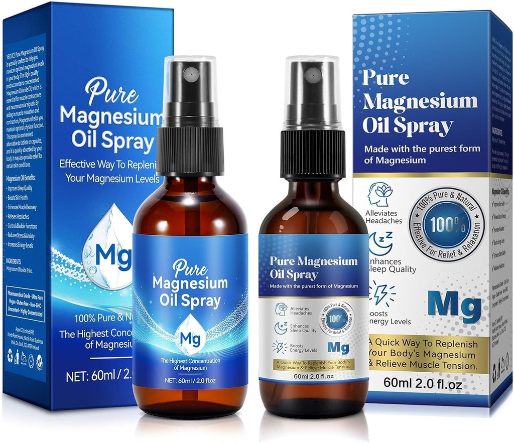 2 Pure Magnezyum Oil Sprey 4.04 FL.OZ