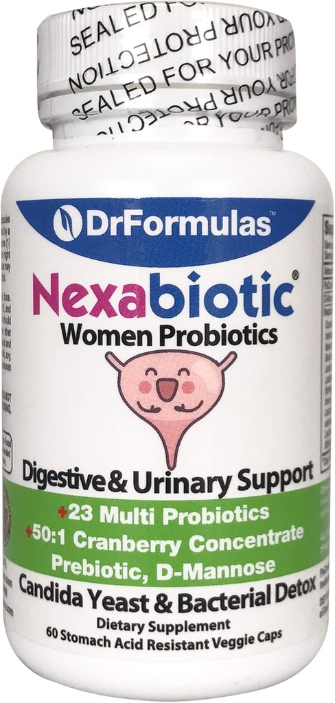 DrFormulas Kadınlar için Probiyotikler | Nexabiyotik Probiyotikleri Hamileliği Desteklemek için, Anne & Bebek En İyi Prenatal Vitaminler & Postnatal Multivitamins