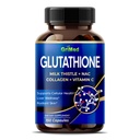 GriMed Glutathione 11,200 mg - X10 Süt Butle, NAC, Collagen, Vitamin C - Hücresel Wellness, Radiant Skin - ABD Made & Tested (150 Kont)