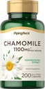 Piping Rock Chamomile Extract Capsules 1100 mg | 200 Pills | Herb Supplement | Gluten Free, Non-GMO